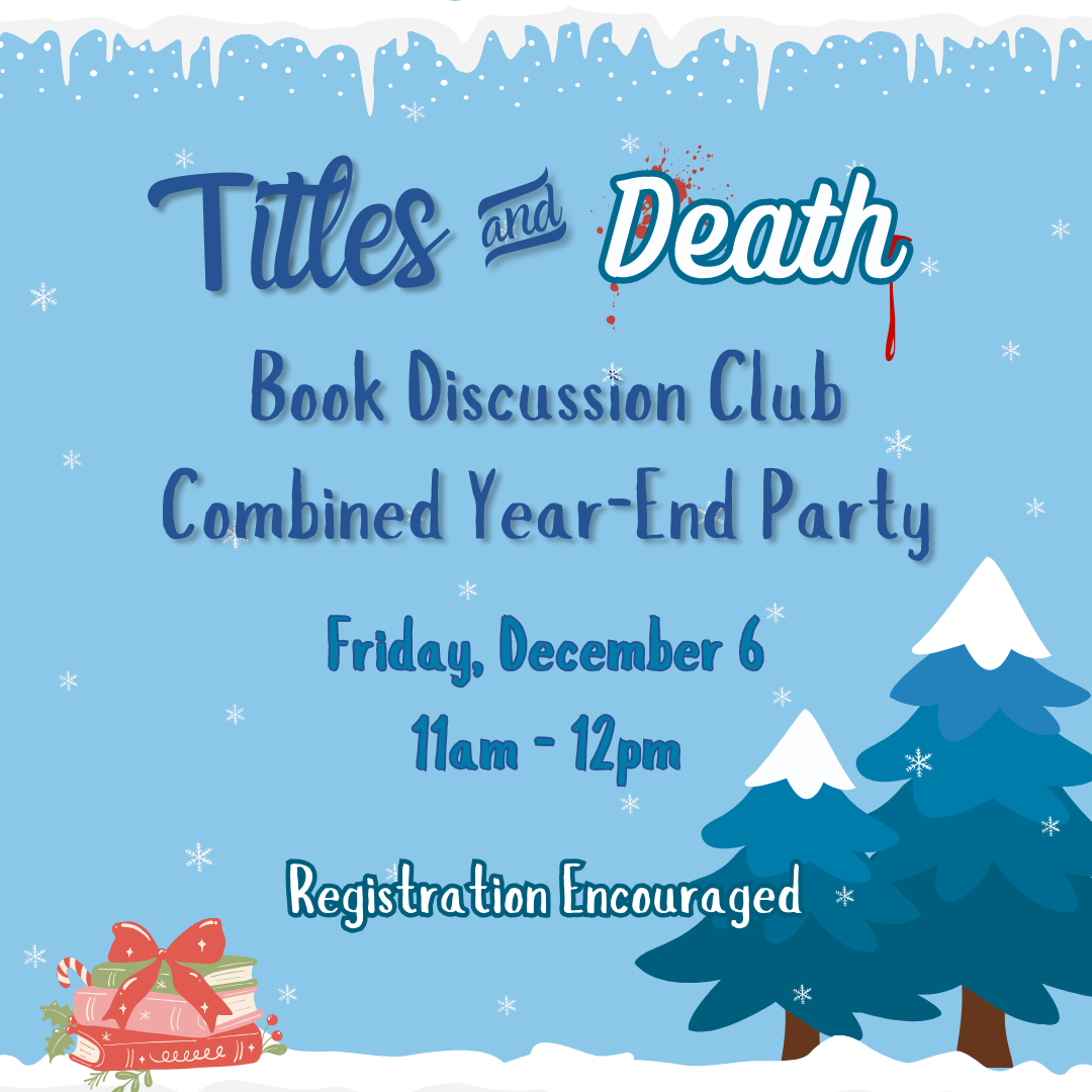 Titles & Death Year End Party 2024 event graphic