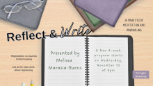 Reflect & Write program graphic