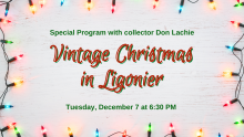 Vintage Christmas Program graphic